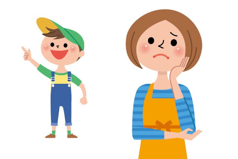 思ったまま言う子ども　注意